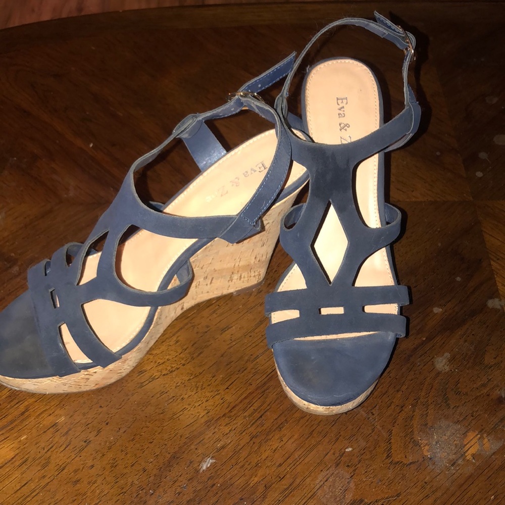Wedge sandal heels high heels